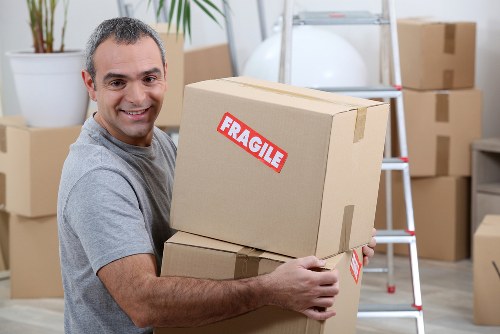 Packing services in Becontreeheath with organized moving boxes