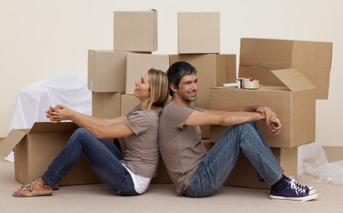 Local moving team handling items in Becontreeheath