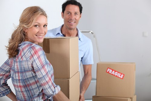 Packed storage unit for long-term household belongings